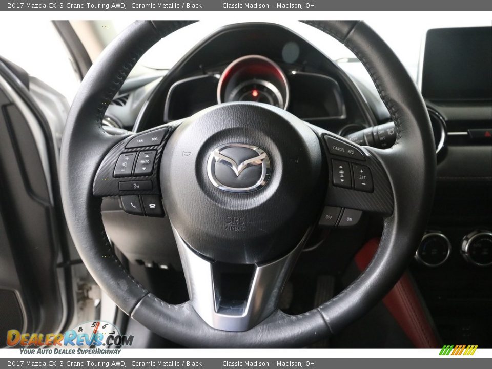 2017 Mazda CX-3 Grand Touring AWD Steering Wheel Photo #7