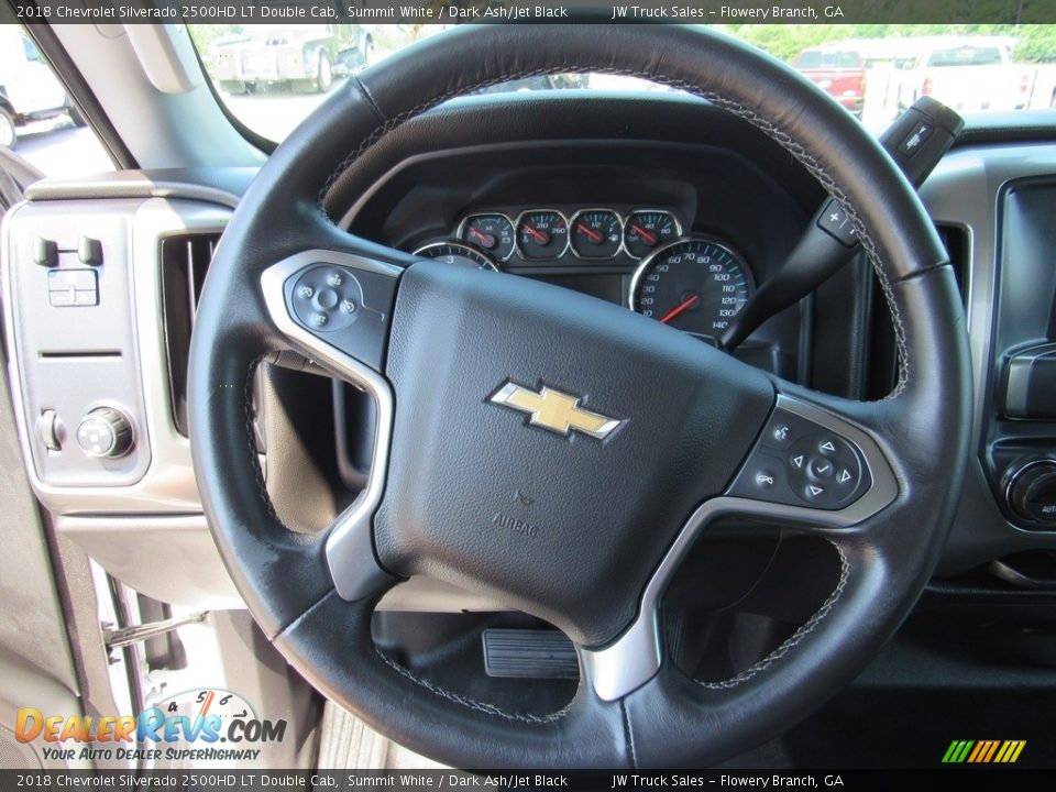 2018 Chevrolet Silverado 2500HD LT Double Cab Summit White / Dark Ash/Jet Black Photo #14