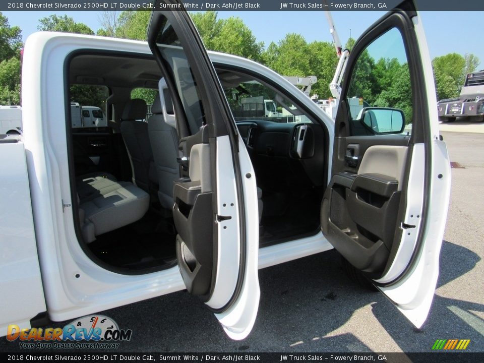 2018 Chevrolet Silverado 2500HD LT Double Cab Summit White / Dark Ash/Jet Black Photo #26