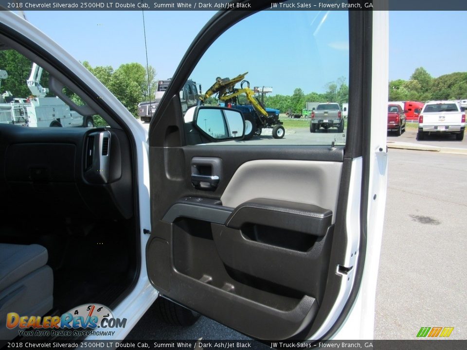 2018 Chevrolet Silverado 2500HD LT Double Cab Summit White / Dark Ash/Jet Black Photo #27