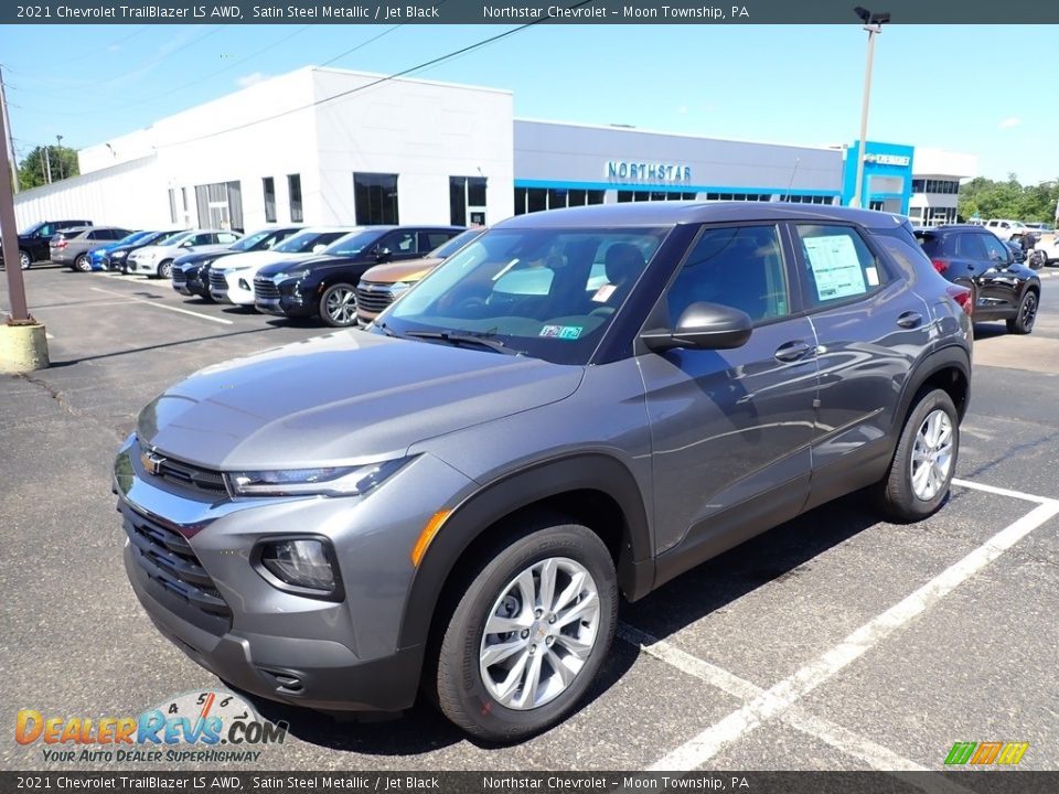 2021 Chevrolet Trailblazer LS AWD Satin Steel Metallic / Jet Black Photo #1