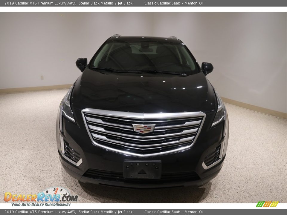 2019 Cadillac XT5 Premium Luxury AWD Stellar Black Metallic / Jet Black Photo #2