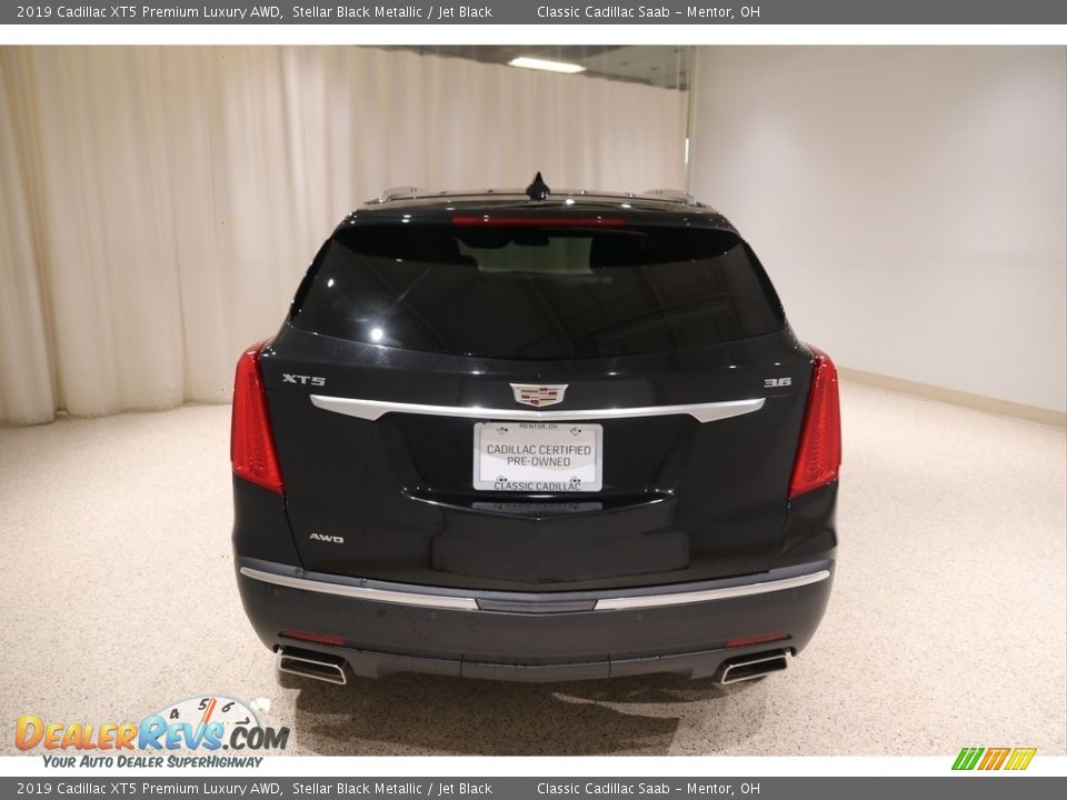 2019 Cadillac XT5 Premium Luxury AWD Stellar Black Metallic / Jet Black Photo #4