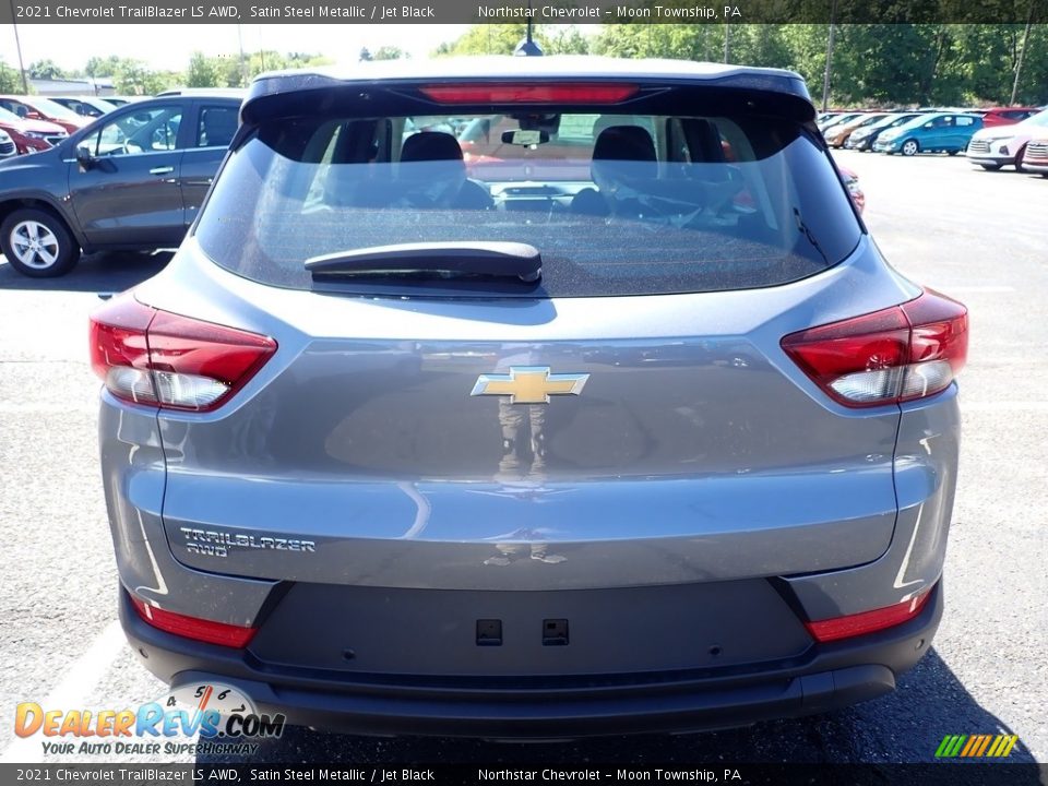 2021 Chevrolet TrailBlazer LS AWD Satin Steel Metallic / Jet Black Photo #4