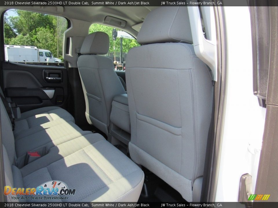 2018 Chevrolet Silverado 2500HD LT Double Cab Summit White / Dark Ash/Jet Black Photo #35