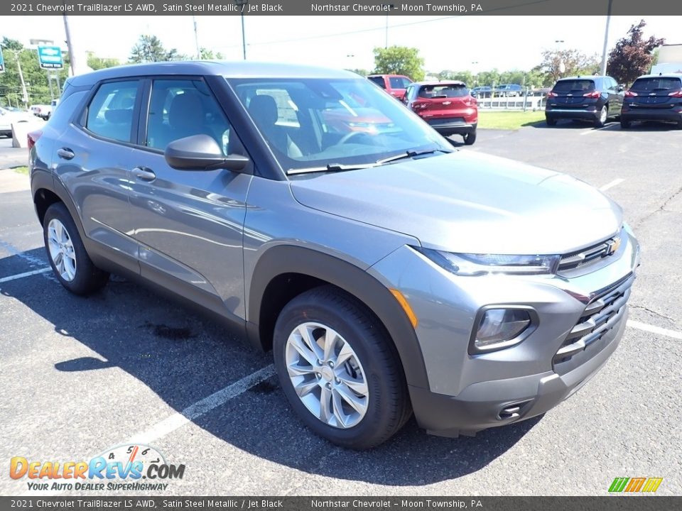 Satin Steel Metallic 2021 Chevrolet Trailblazer LS AWD Photo #7