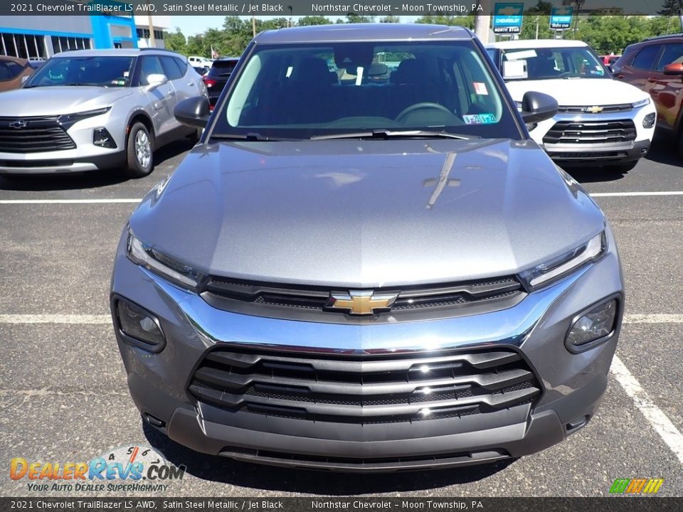 2021 Chevrolet TrailBlazer LS AWD Satin Steel Metallic / Jet Black Photo #8