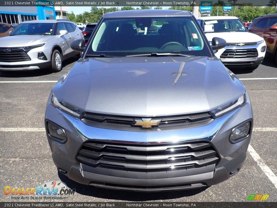 2021 Chevrolet Trailblazer LS AWD Satin Steel Metallic / Jet Black Photo #8