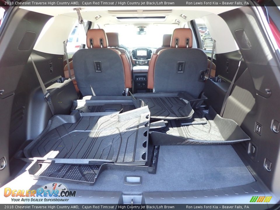 2018 Chevrolet Traverse High Country AWD Cajun Red Tintcoat / High Country Jet Black/Loft Brown Photo #4
