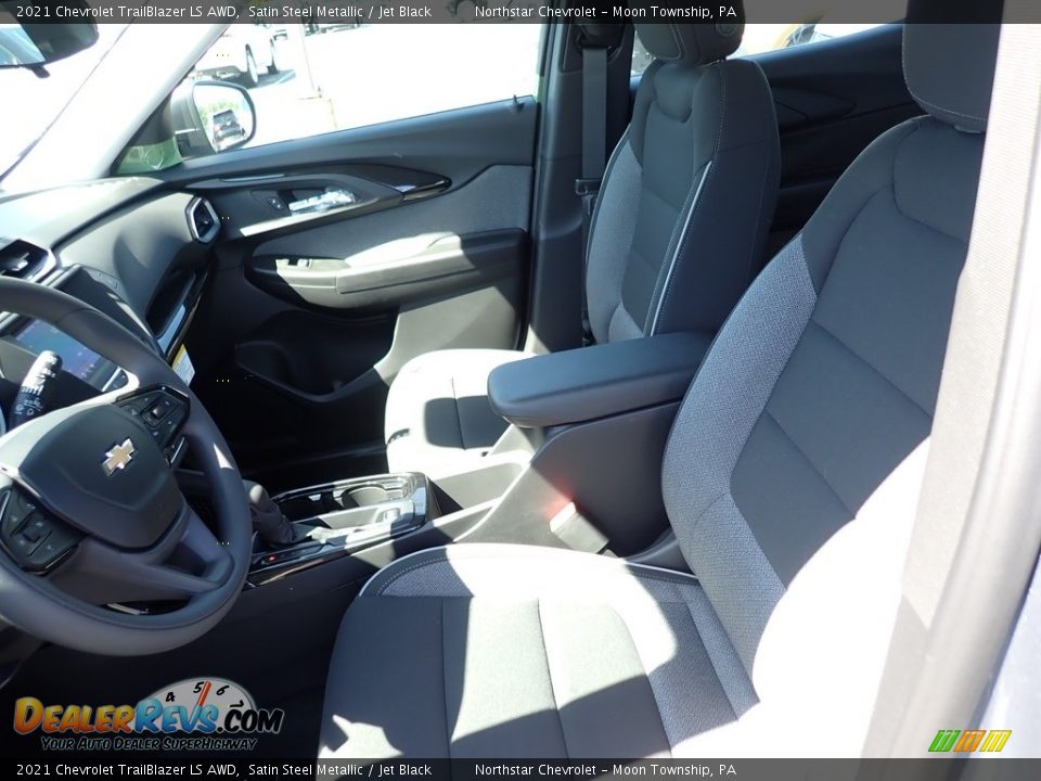 2021 Chevrolet TrailBlazer LS AWD Satin Steel Metallic / Jet Black Photo #14