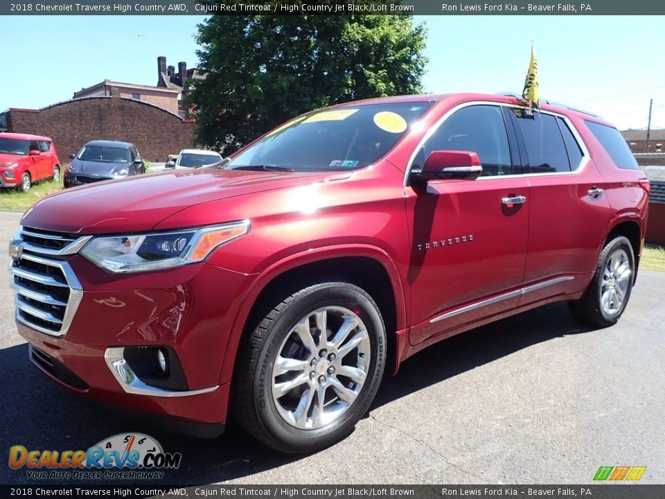 2018 Chevrolet Traverse High Country AWD Cajun Red Tintcoat / High Country Jet Black/Loft Brown Photo #7
