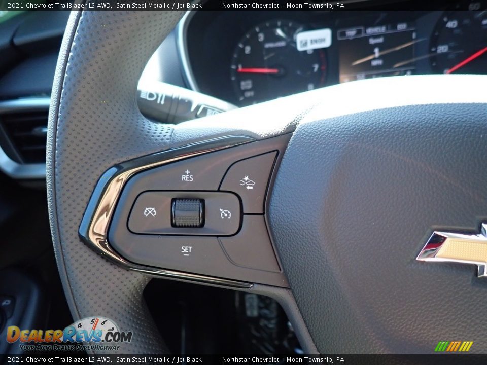 2021 Chevrolet TrailBlazer LS AWD Satin Steel Metallic / Jet Black Photo #19