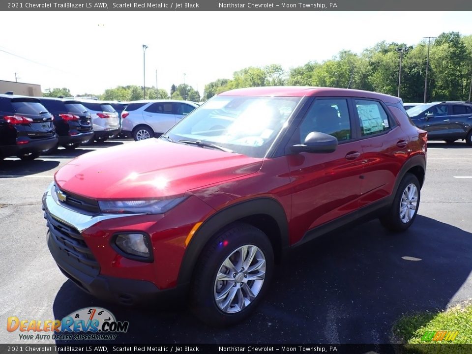2021 Chevrolet TrailBlazer LS AWD Scarlet Red Metallic / Jet Black Photo #1