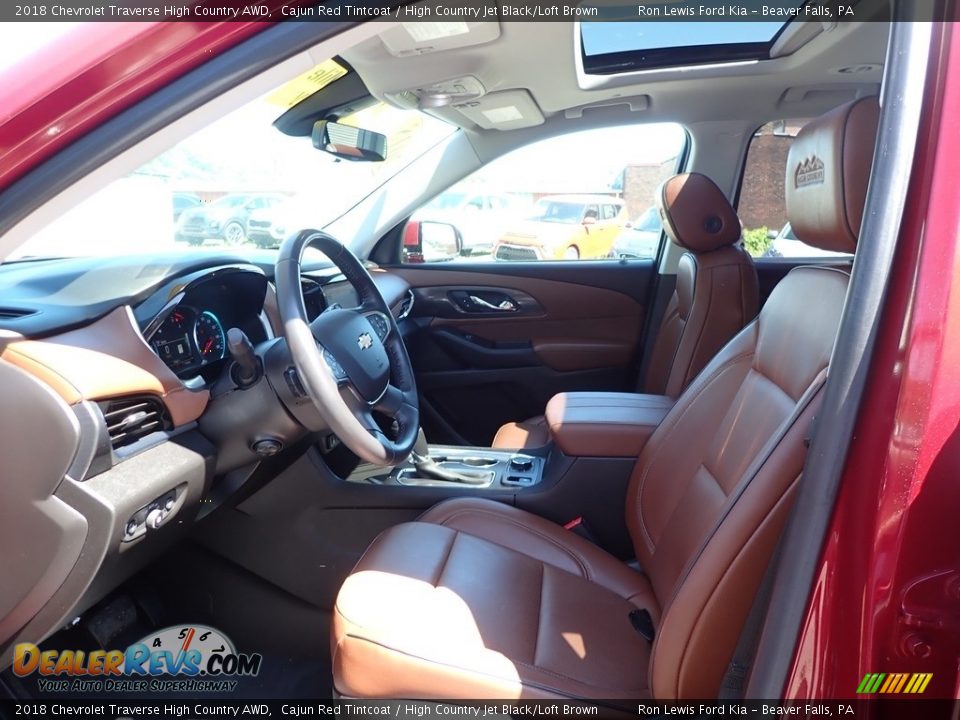 2018 Chevrolet Traverse High Country AWD Cajun Red Tintcoat / High Country Jet Black/Loft Brown Photo #13
