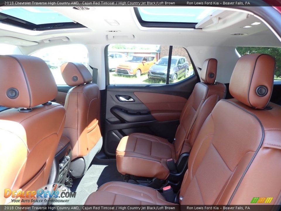 2018 Chevrolet Traverse High Country AWD Cajun Red Tintcoat / High Country Jet Black/Loft Brown Photo #14