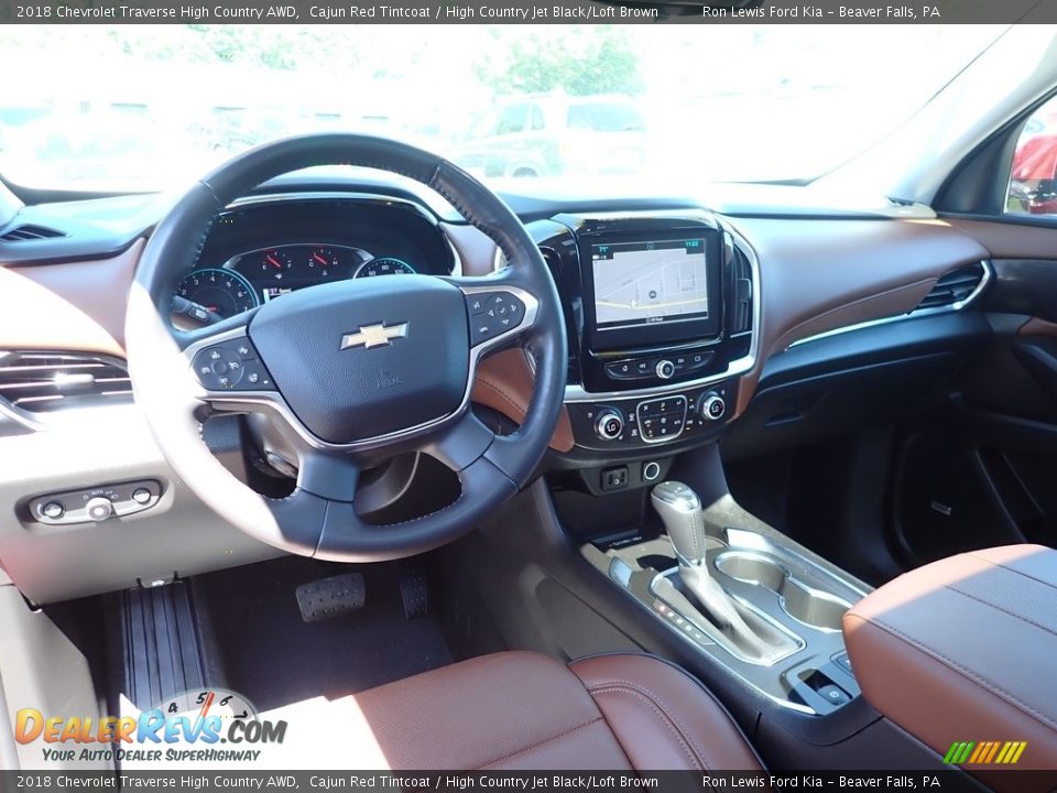 2018 Chevrolet Traverse High Country AWD Cajun Red Tintcoat / High Country Jet Black/Loft Brown Photo #15