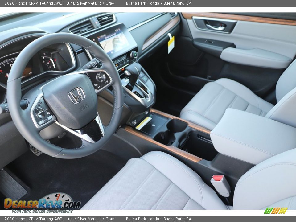 2020 Honda CR-V Touring AWD Lunar Silver Metallic / Gray Photo #8