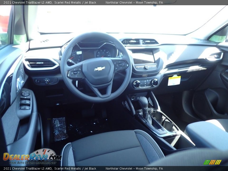 2021 Chevrolet TrailBlazer LS AWD Scarlet Red Metallic / Jet Black Photo #11
