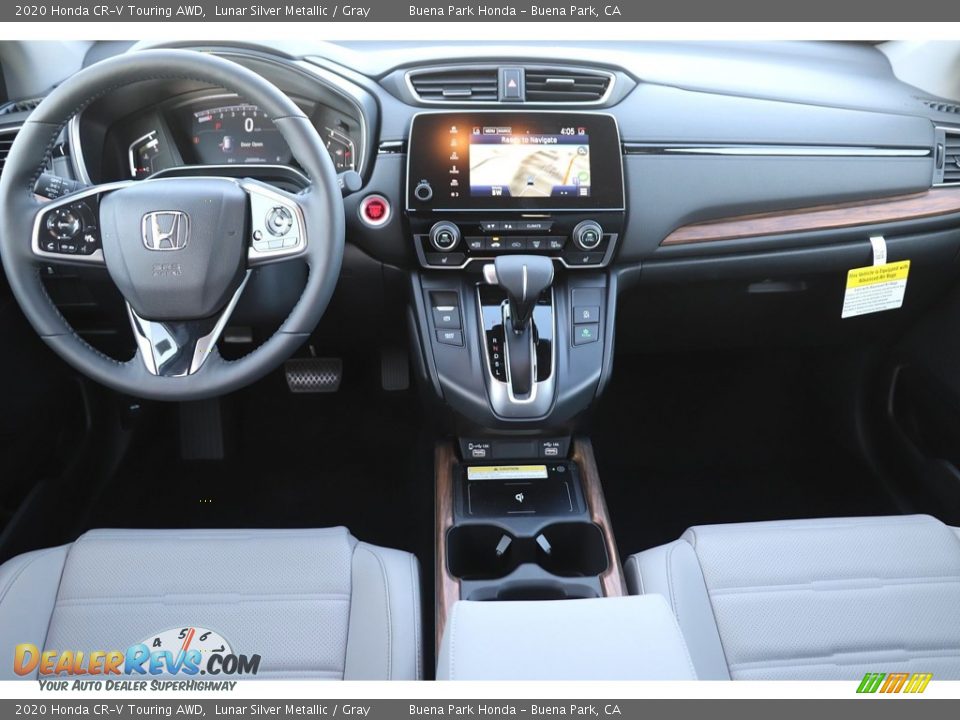 2020 Honda CR-V Touring AWD Lunar Silver Metallic / Gray Photo #11