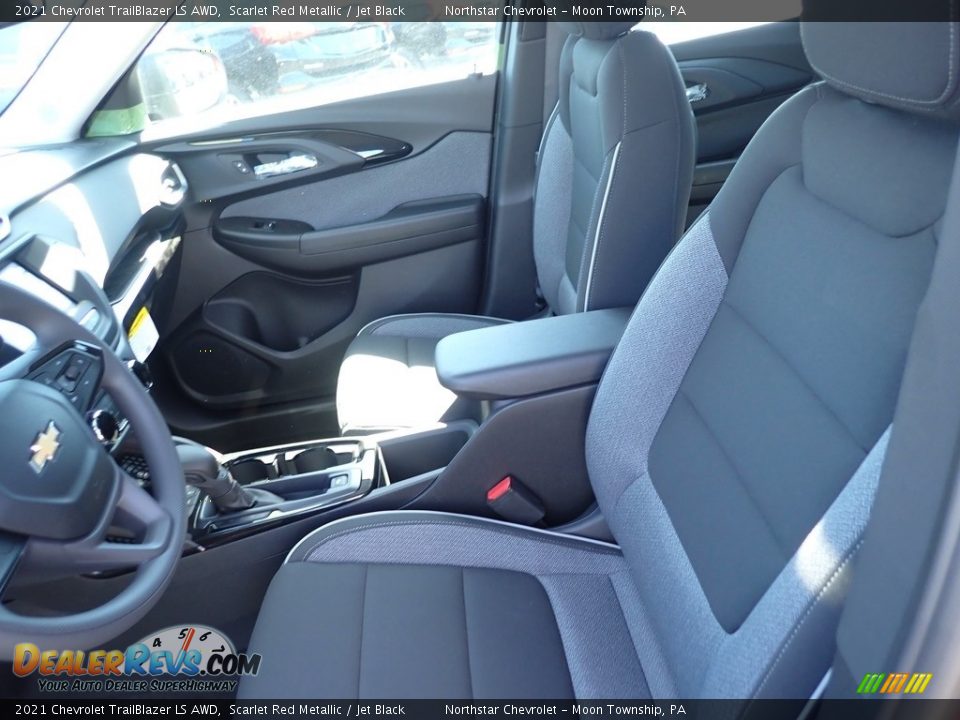 2021 Chevrolet TrailBlazer LS AWD Scarlet Red Metallic / Jet Black Photo #13