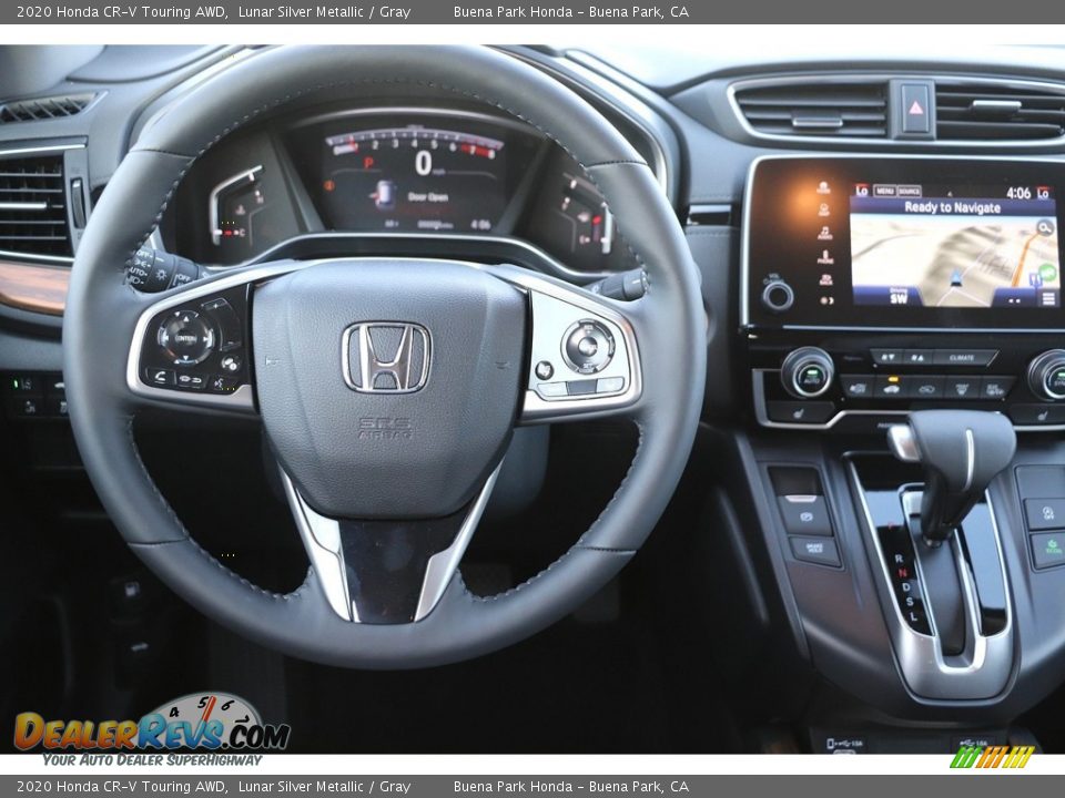 2020 Honda CR-V Touring AWD Lunar Silver Metallic / Gray Photo #12