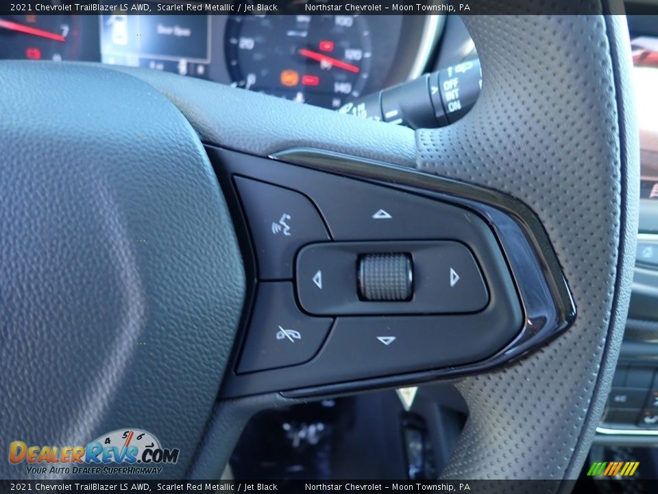 2021 Chevrolet TrailBlazer LS AWD Scarlet Red Metallic / Jet Black Photo #17