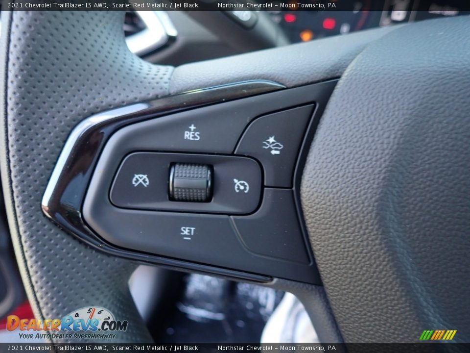 2021 Chevrolet TrailBlazer LS AWD Scarlet Red Metallic / Jet Black Photo #18