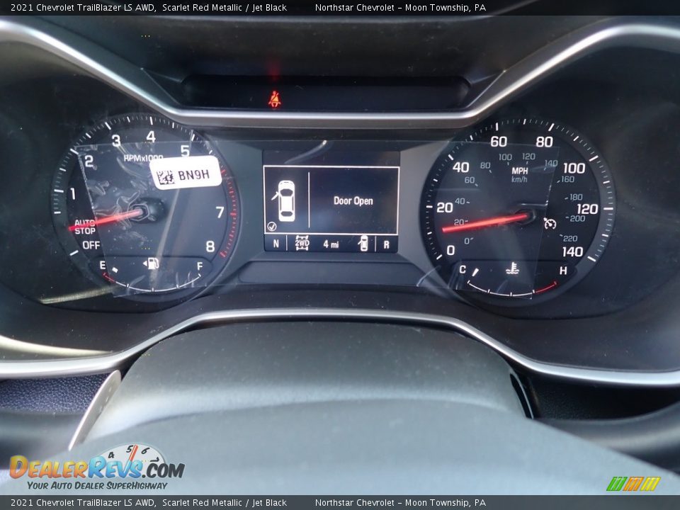 2021 Chevrolet TrailBlazer LS AWD Scarlet Red Metallic / Jet Black Photo #19