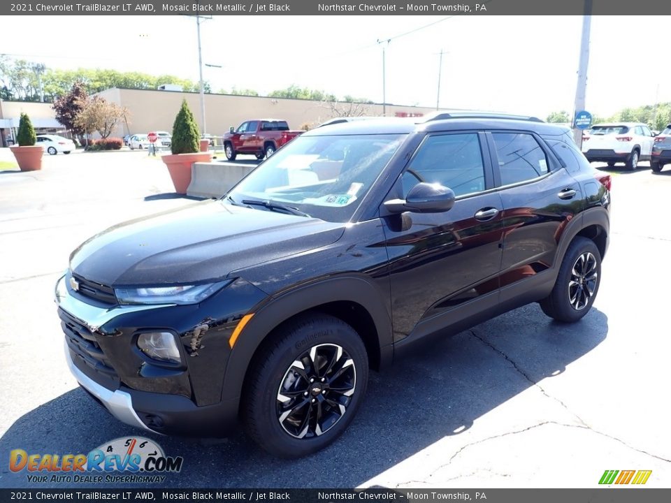 2021 Chevrolet TrailBlazer LT AWD Mosaic Black Metallic / Jet Black Photo #1