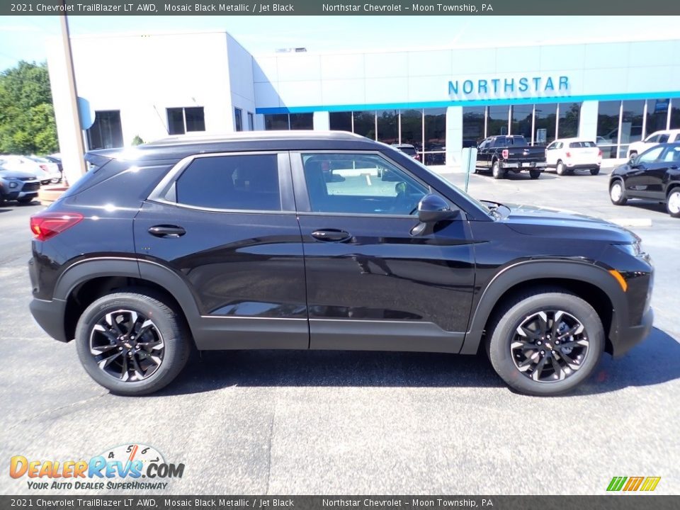 2021 Chevrolet TrailBlazer LT AWD Mosaic Black Metallic / Jet Black Photo #7