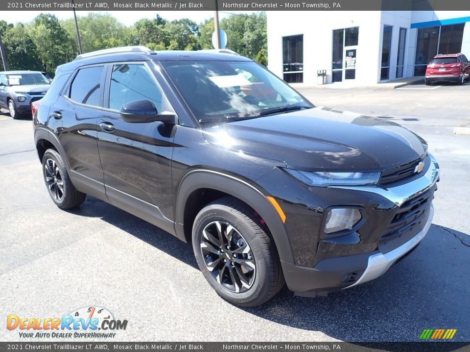 2021 Chevrolet TrailBlazer LT AWD Mosaic Black Metallic / Jet Black Photo #8