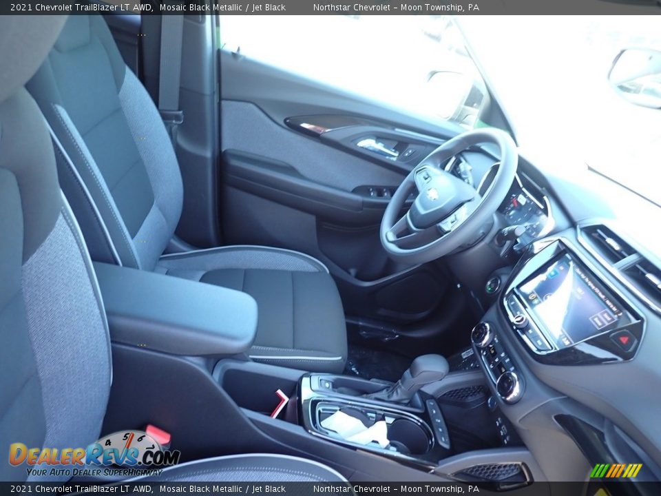 2021 Chevrolet TrailBlazer LT AWD Mosaic Black Metallic / Jet Black Photo #10