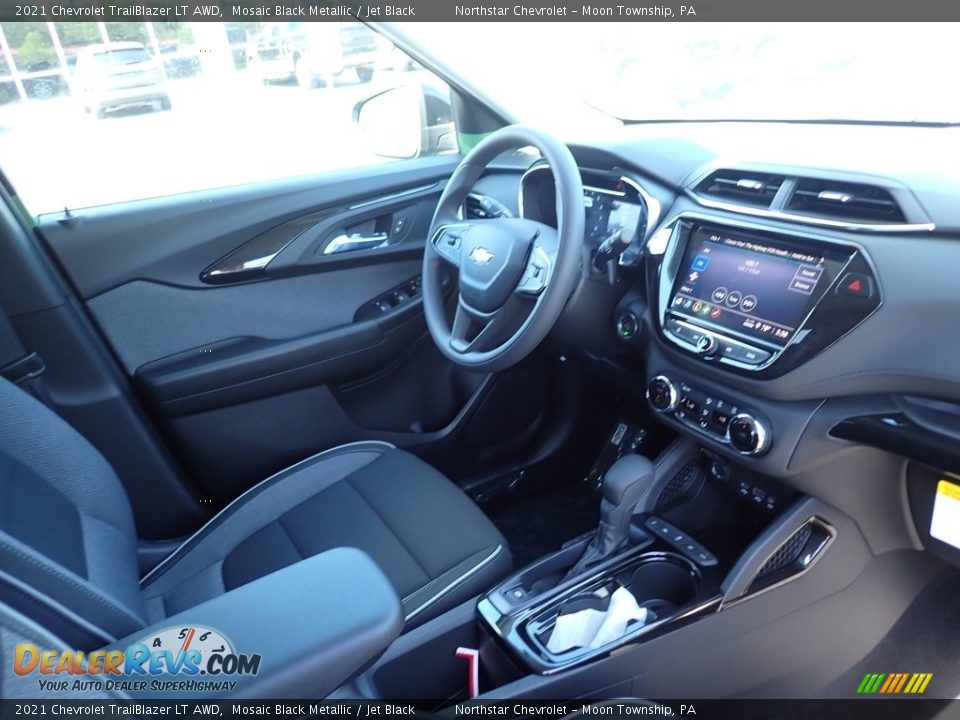 2021 Chevrolet TrailBlazer LT AWD Mosaic Black Metallic / Jet Black Photo #11