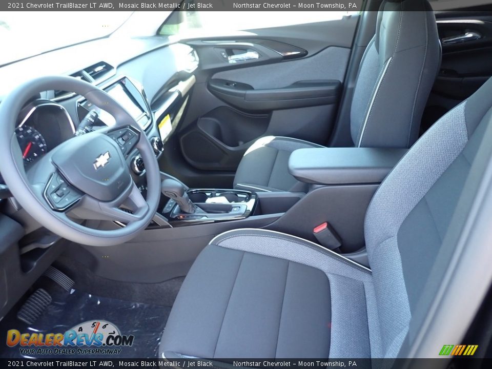 2021 Chevrolet TrailBlazer LT AWD Mosaic Black Metallic / Jet Black Photo #12