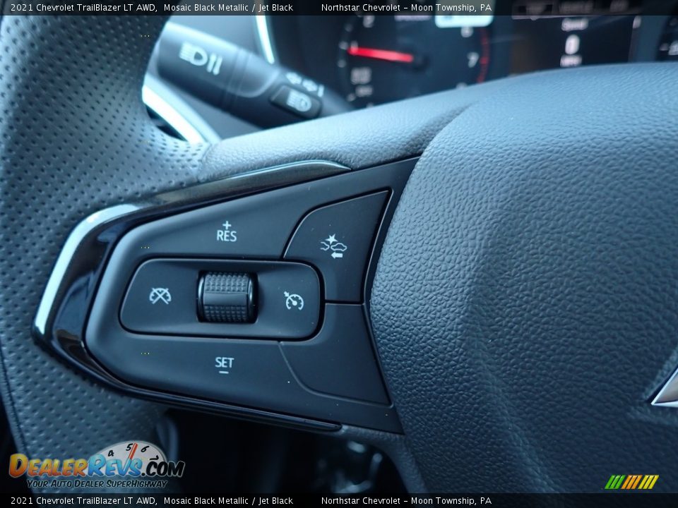 2021 Chevrolet TrailBlazer LT AWD Mosaic Black Metallic / Jet Black Photo #19