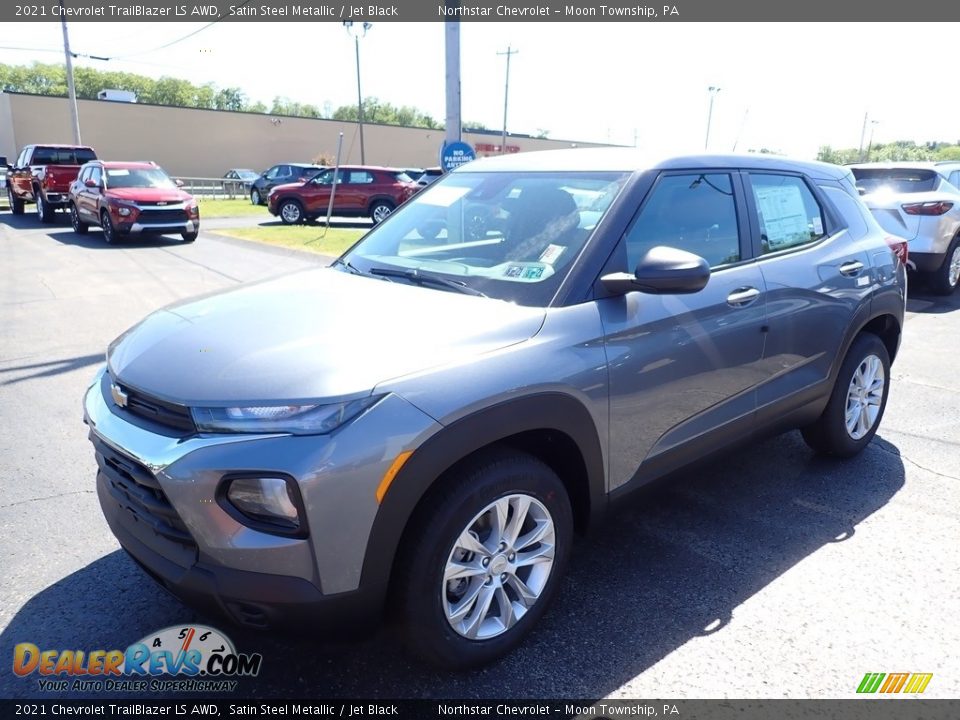 2021 Chevrolet TrailBlazer LS AWD Satin Steel Metallic / Jet Black Photo #1
