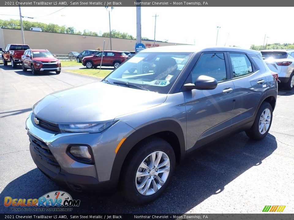 2021 Chevrolet Trailblazer LS AWD Satin Steel Metallic / Jet Black Photo #1