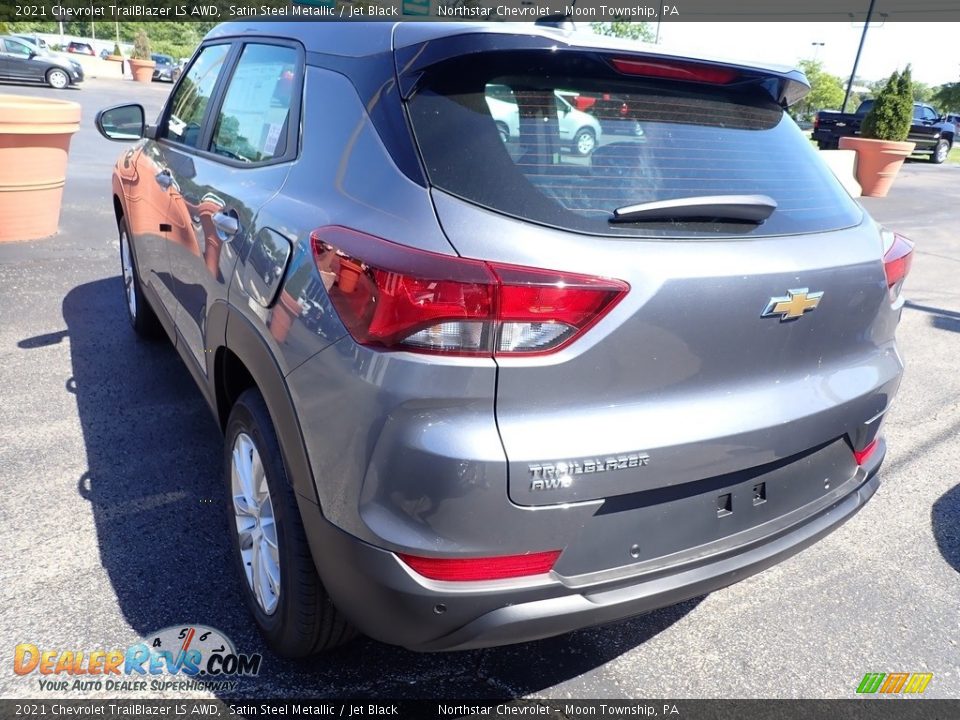 2021 Chevrolet TrailBlazer LS AWD Satin Steel Metallic / Jet Black Photo #4