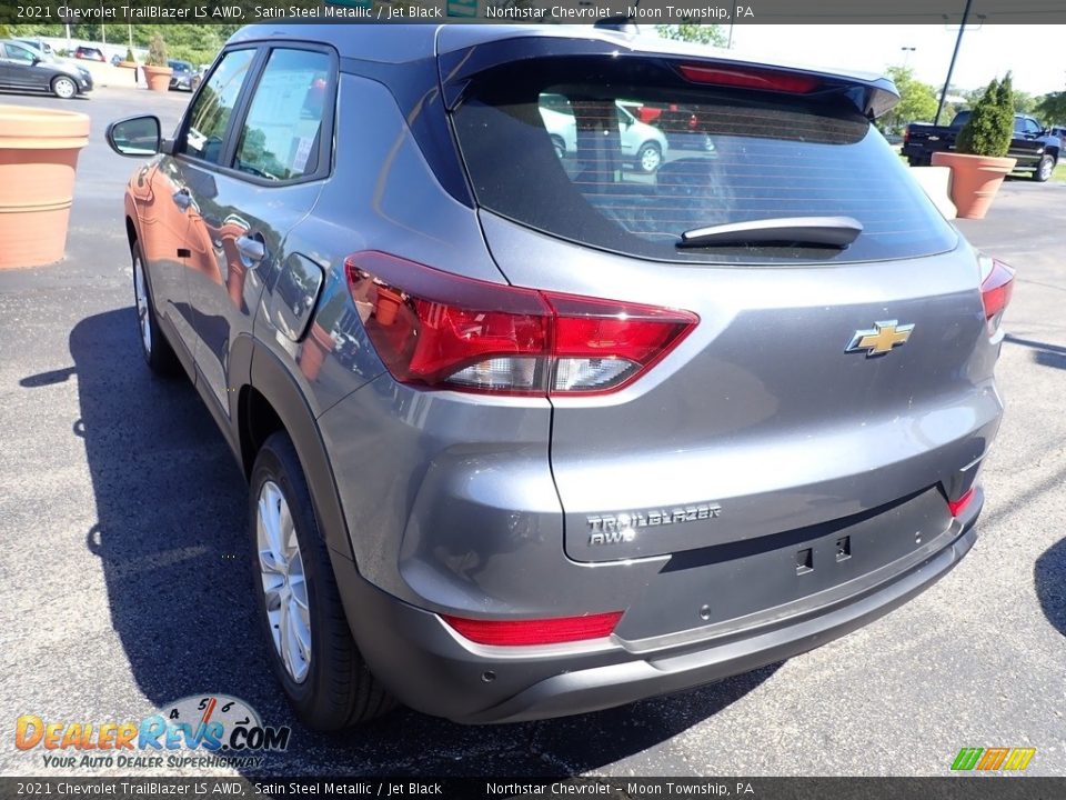 2021 Chevrolet Trailblazer LS AWD Satin Steel Metallic / Jet Black Photo #4