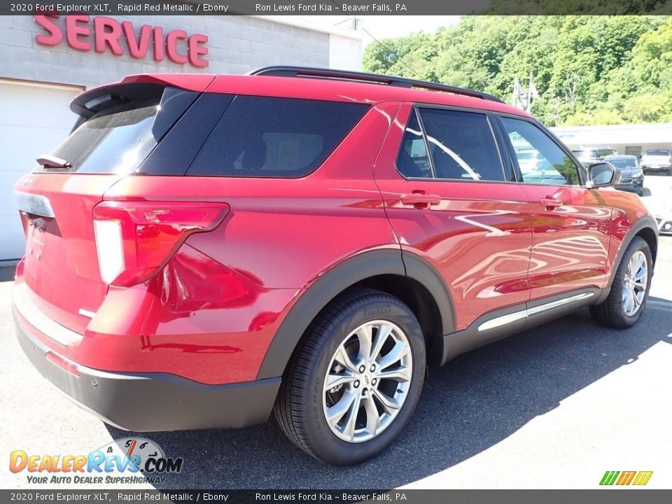 2020 Ford Explorer XLT Rapid Red Metallic / Ebony Photo #2