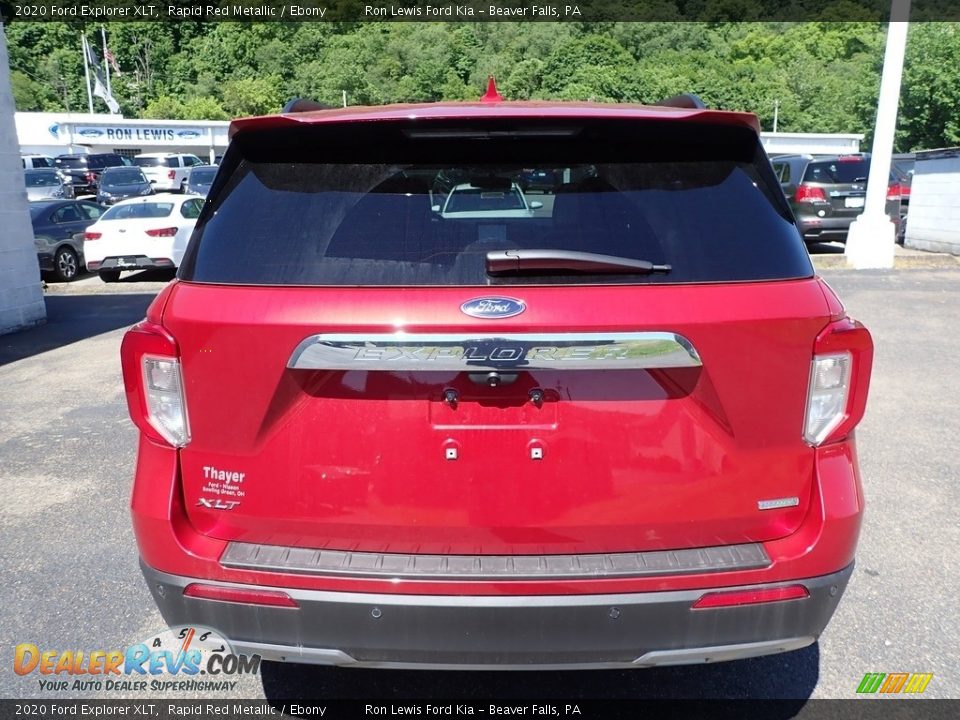 2020 Ford Explorer XLT Rapid Red Metallic / Ebony Photo #3