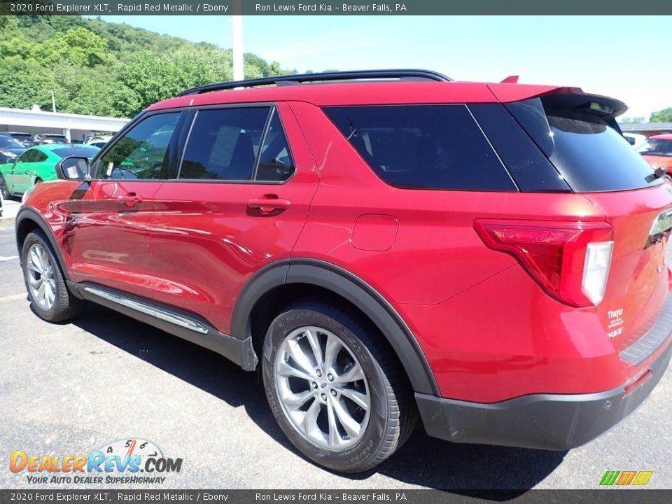 2020 Ford Explorer XLT Rapid Red Metallic / Ebony Photo #5
