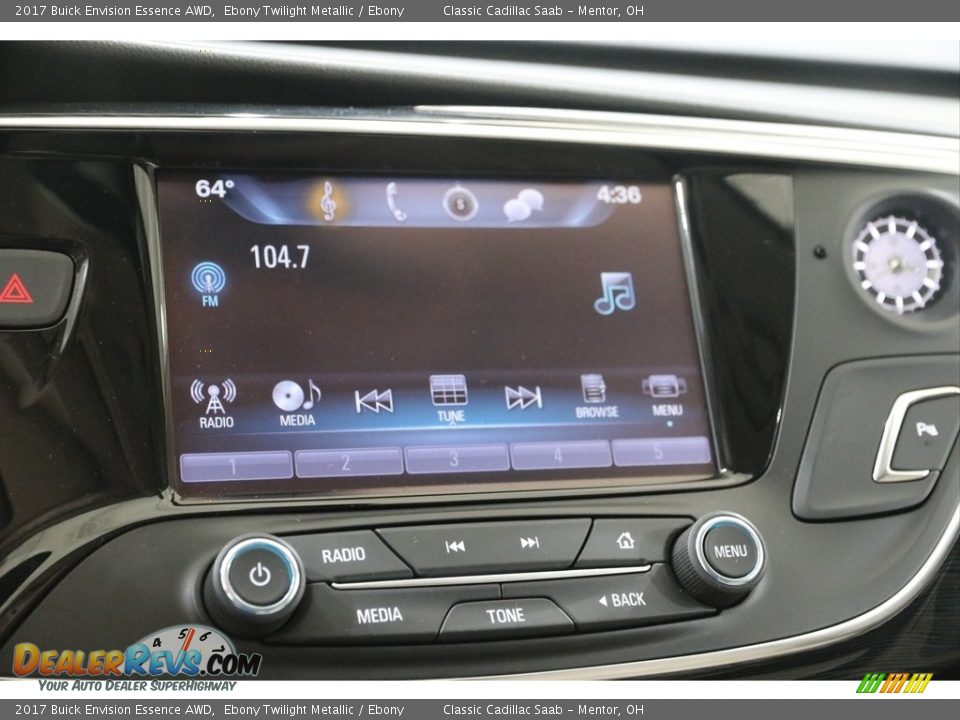 2017 Buick Envision Essence AWD Ebony Twilight Metallic / Ebony Photo #11