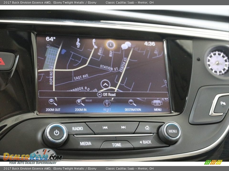 2017 Buick Envision Essence AWD Ebony Twilight Metallic / Ebony Photo #13
