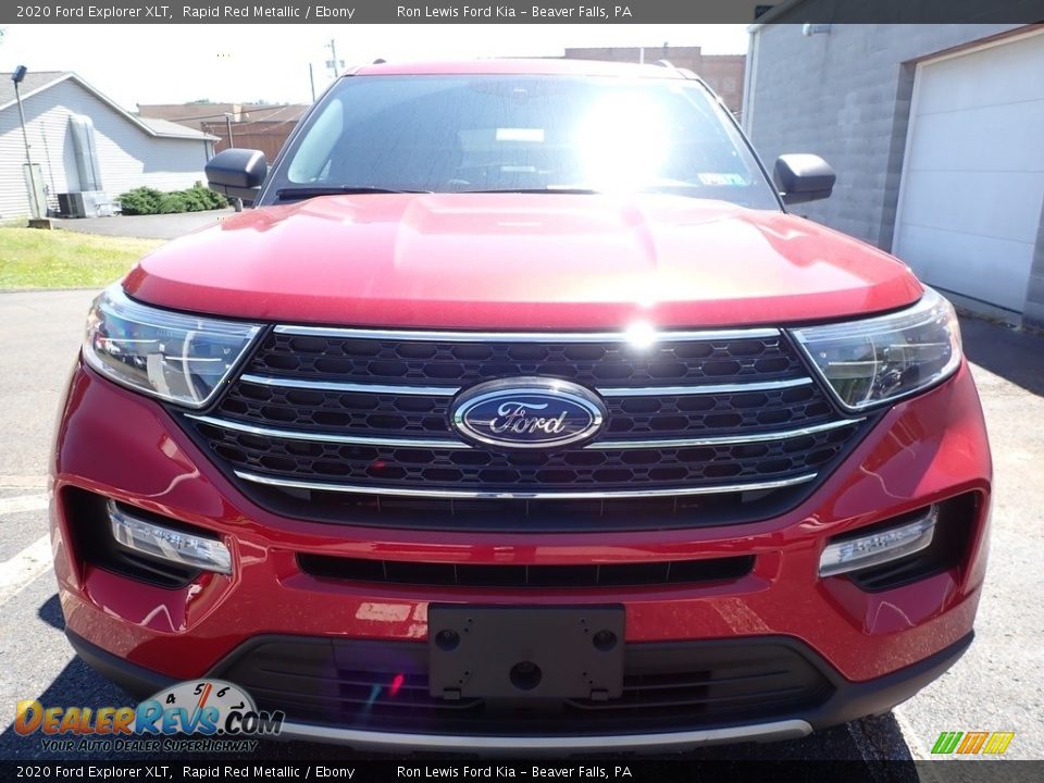 2020 Ford Explorer XLT Rapid Red Metallic / Ebony Photo #8