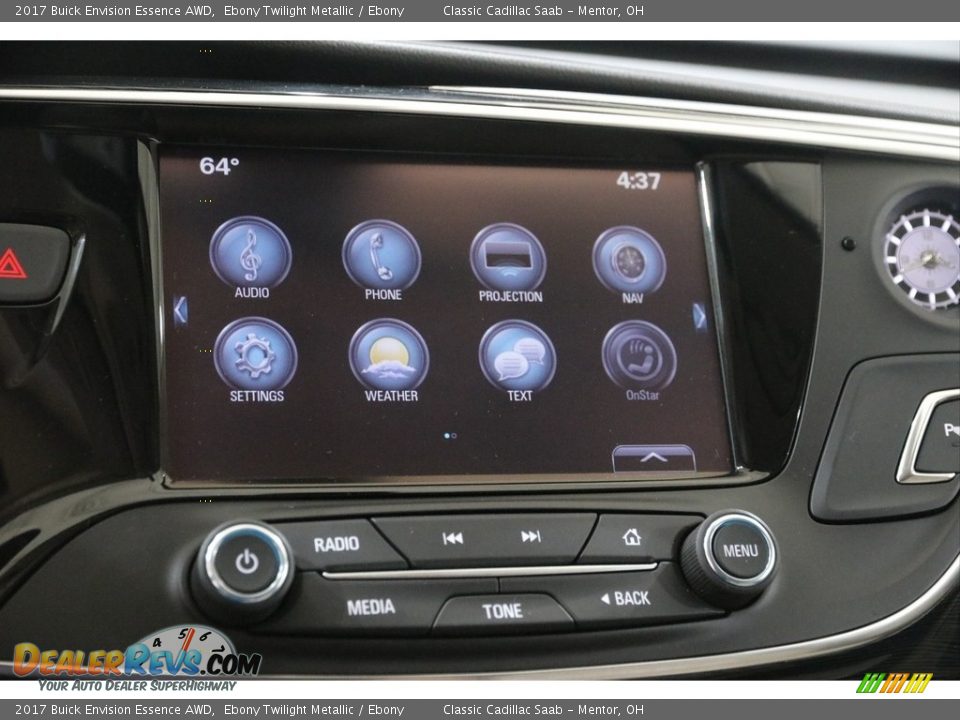 2017 Buick Envision Essence AWD Ebony Twilight Metallic / Ebony Photo #14