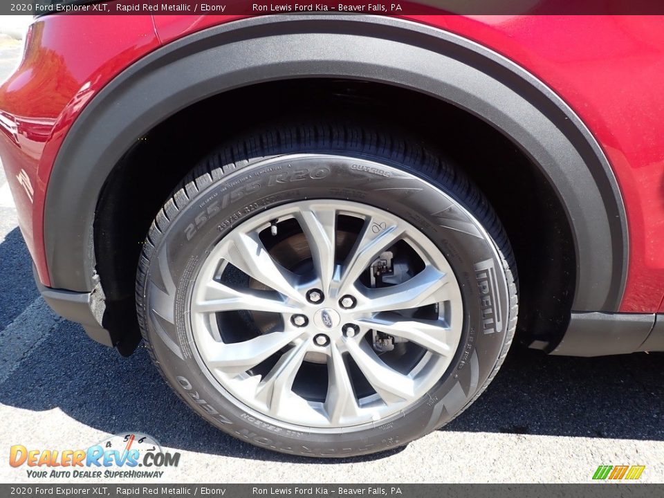 2020 Ford Explorer XLT Rapid Red Metallic / Ebony Photo #10