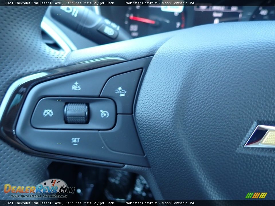 2021 Chevrolet TrailBlazer LS AWD Satin Steel Metallic / Jet Black Photo #18