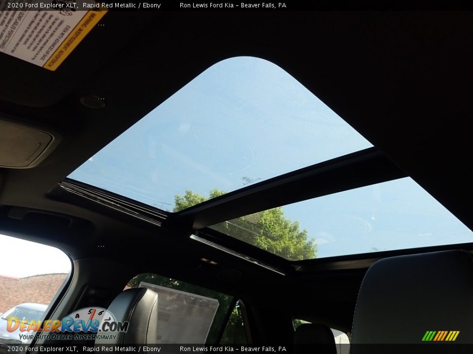 2020 Ford Explorer XLT Rapid Red Metallic / Ebony Photo #12