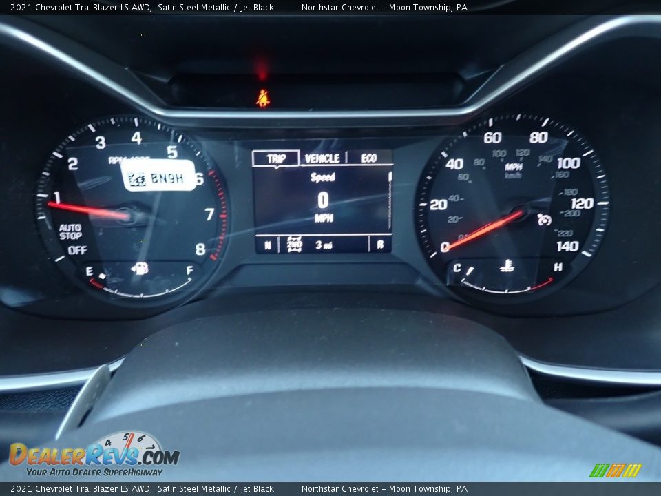 2021 Chevrolet TrailBlazer LS AWD Satin Steel Metallic / Jet Black Photo #19